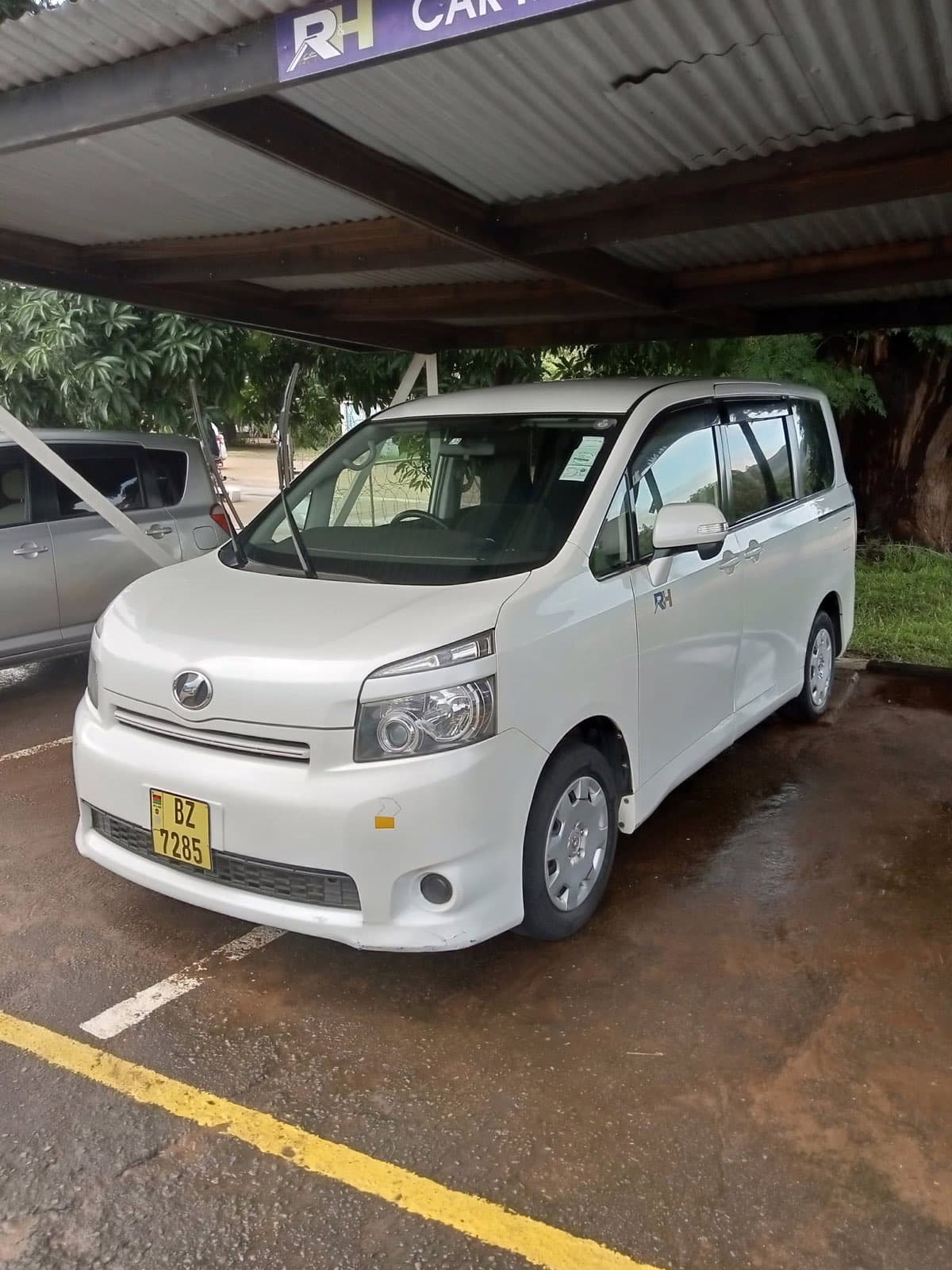 Toyota Voxy — hire vehicle at R&H Car Rentals, Chileka Airport